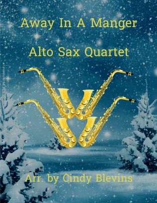 Book cover for Away In A Manger, Alto Sax Quartet