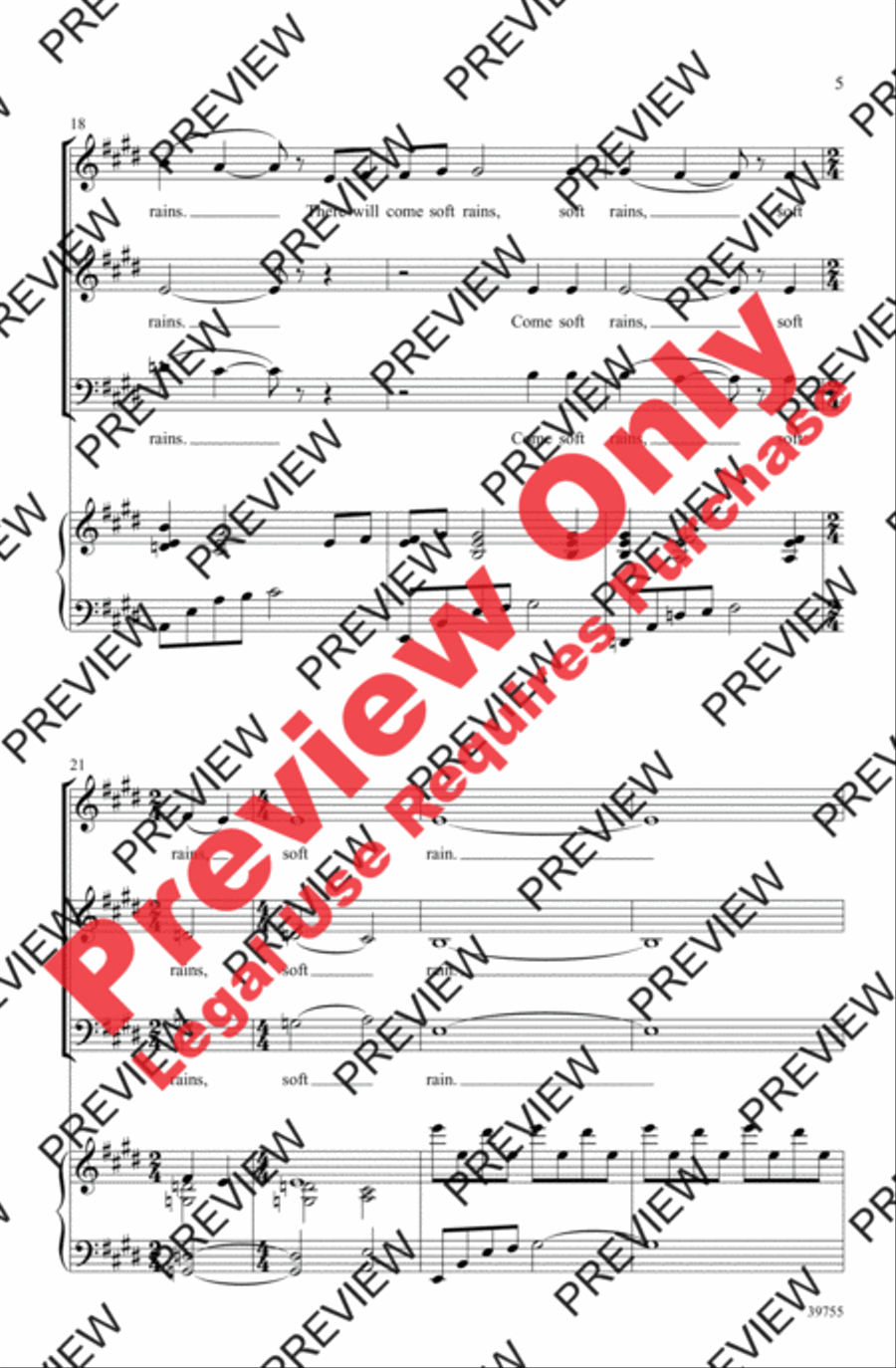 There Will Come Soft Rains 3-Part scores gallery preview page 5