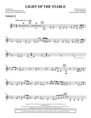 Light Of The Stable (from All Is Well) (arr. David Angerman) - Violin 2