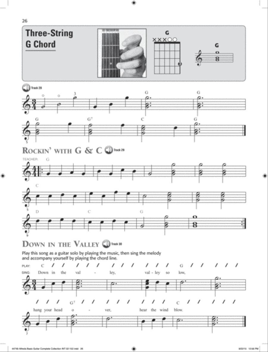 Alfred's Basic Guitar Method, Complete Easy Guitar scores gallery preview page 14