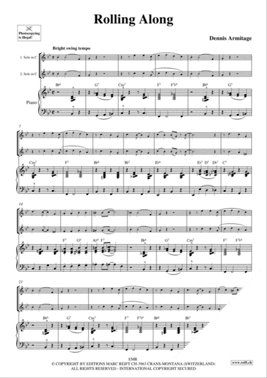 Swing Woodwind Ensemble scores gallery preview page 3