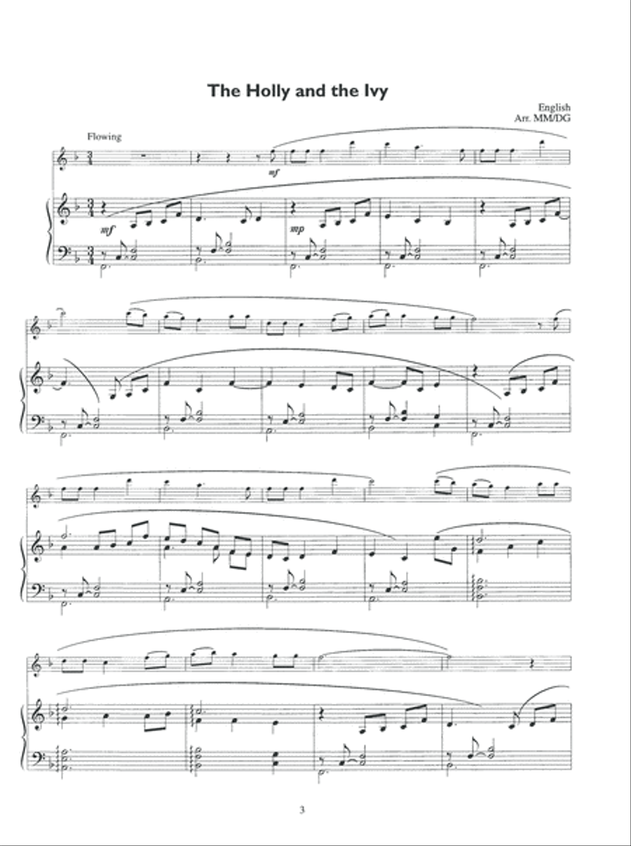 Noels for Flute and Piano Flute Solo scores gallery preview page 4