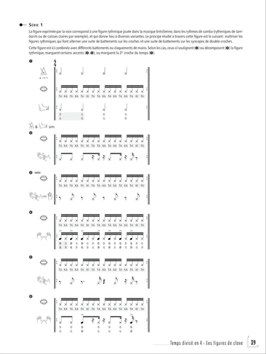 Les Cahiers du rythme - Volume 2: Binaire, ternaire et claves Score scores gallery preview page 5