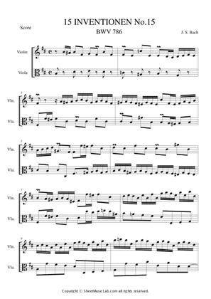 Invention No.15 BWV 786