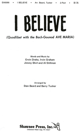 Book cover for I Believe (Quodlibet with “Ave Maria”)