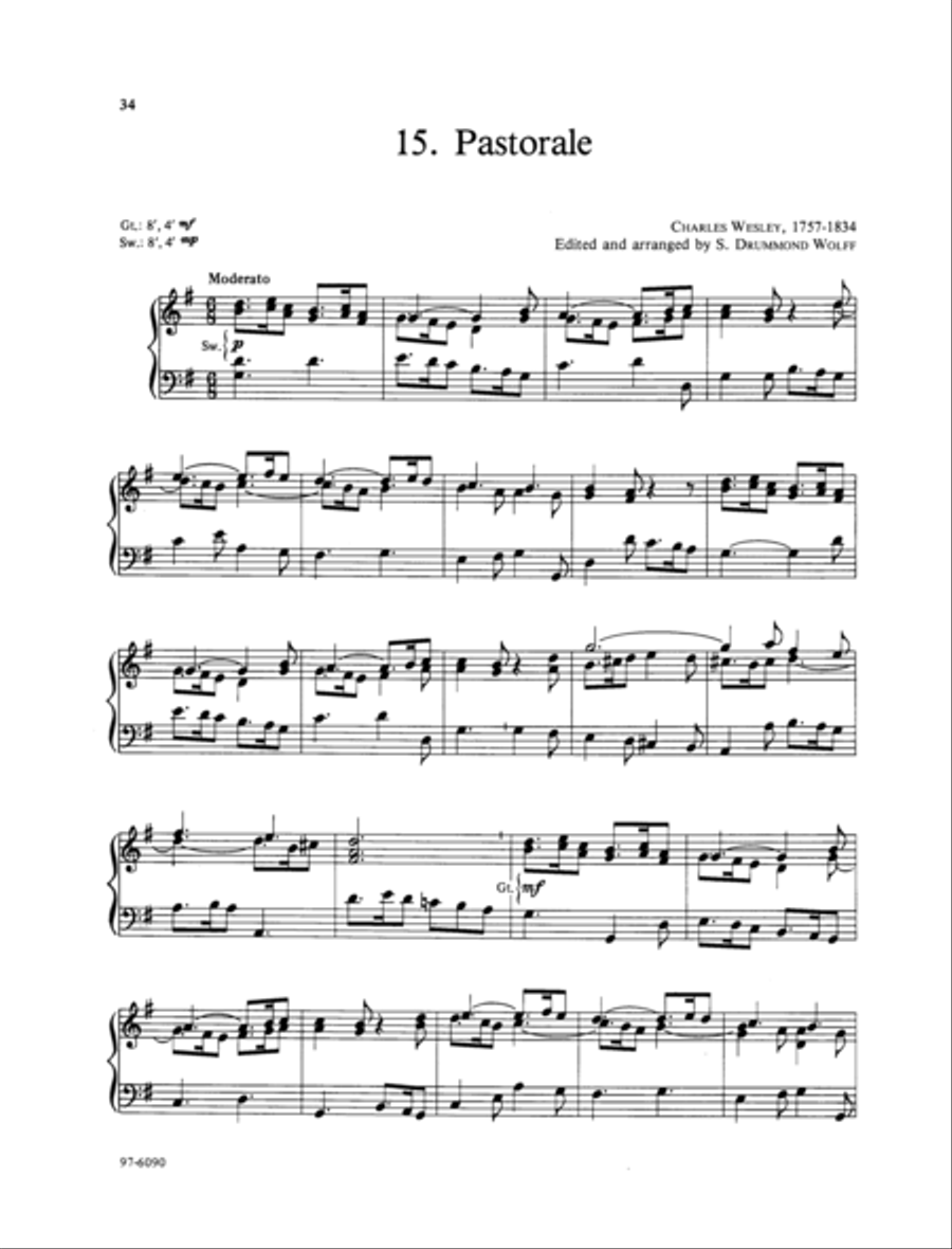 Baroque Music for Manuals, Vol. V Organ scores gallery preview page 16