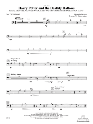 Harry Potter and the Deathly Hallows, Part 1, Suite from: 2nd Trombone