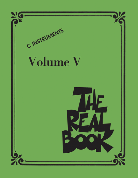 The Real Book - Volume V by Various Piano - Sheet Music