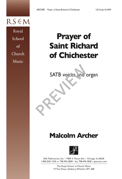 Prayer of Saint Richard of Chichester image number null