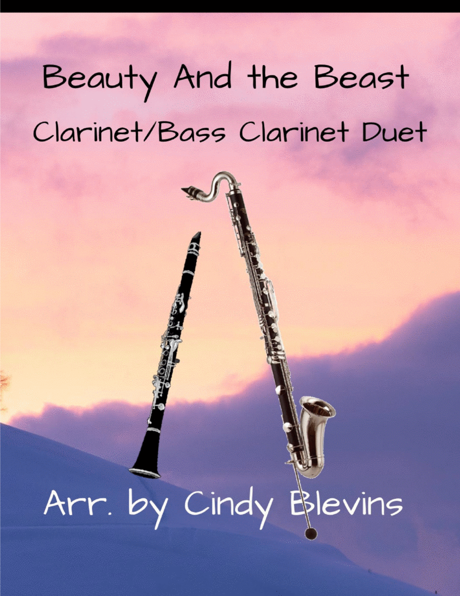 Beauty And The Beast Clarinet Duet scores gallery preview page 1