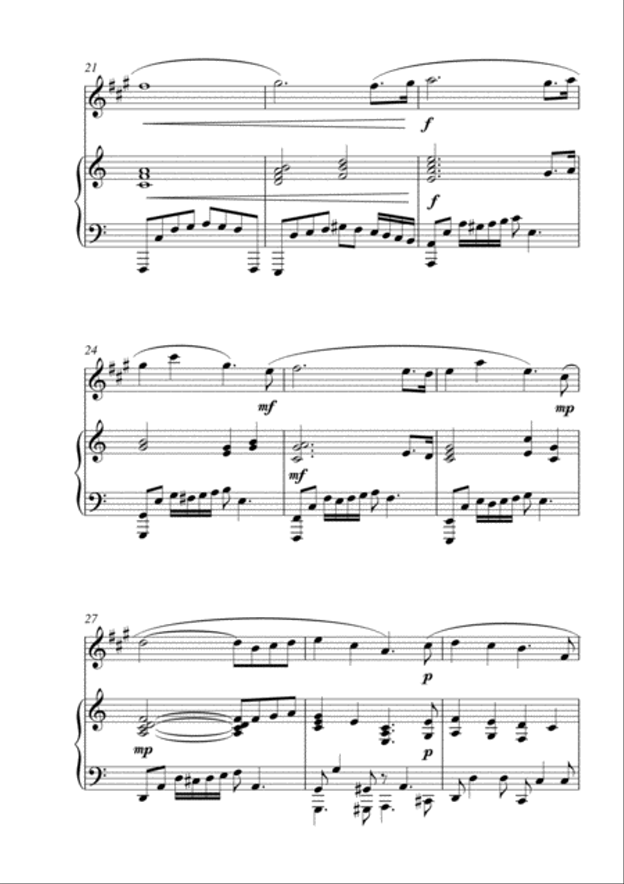 Largo Sentimentale Largo Sentimentale Alto Saxophone scores gallery preview page 3