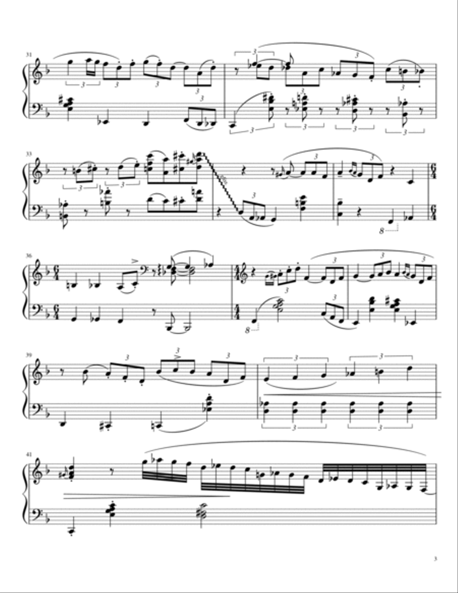 Georgia On My Mind Piano Solo scores gallery preview page 3