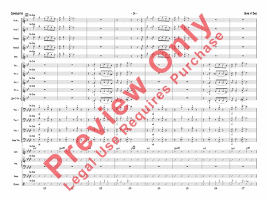Give It One Give It One Jazz Ensemble scores gallery preview page 15