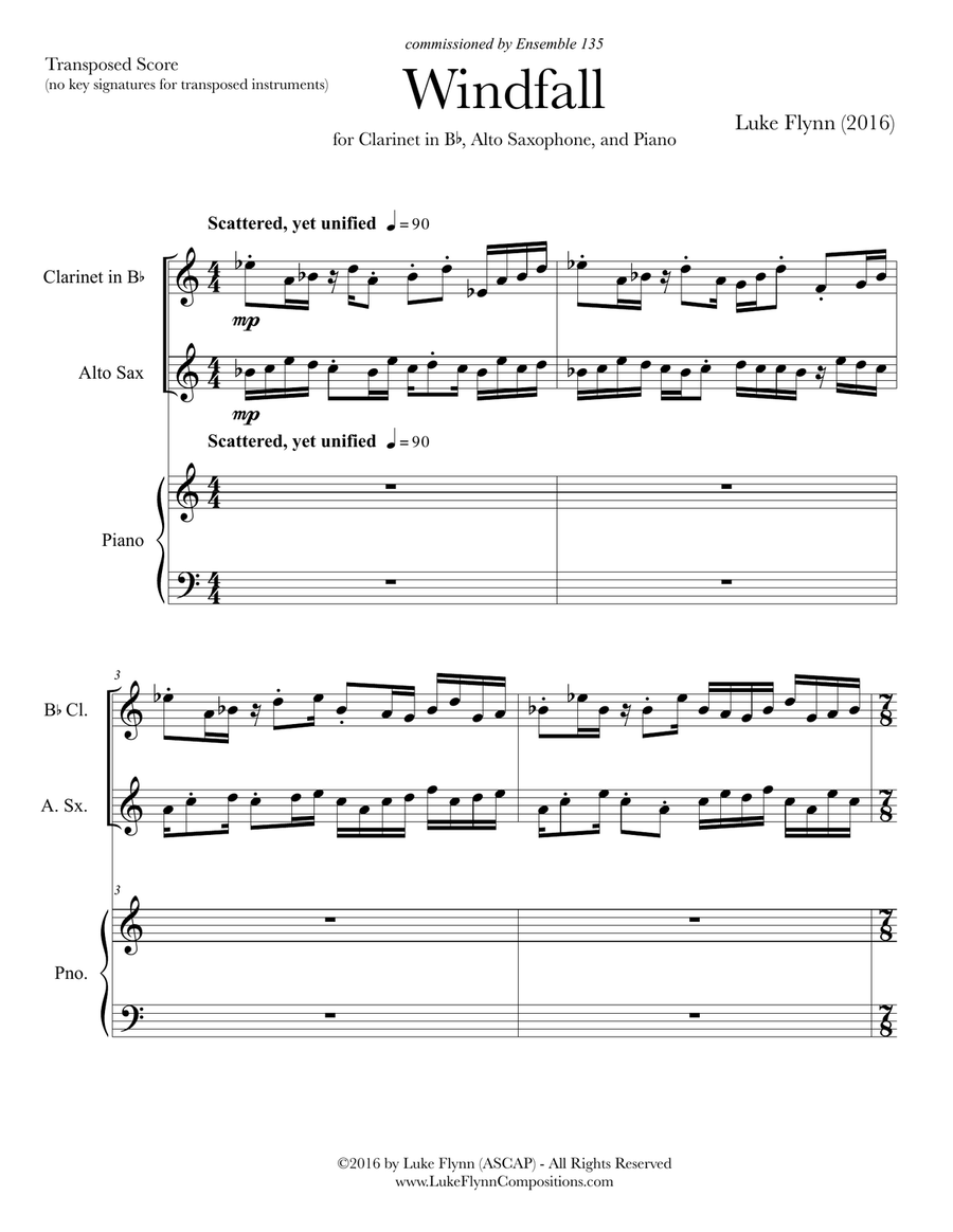 Windfall Small Ensemble scores gallery preview page 5