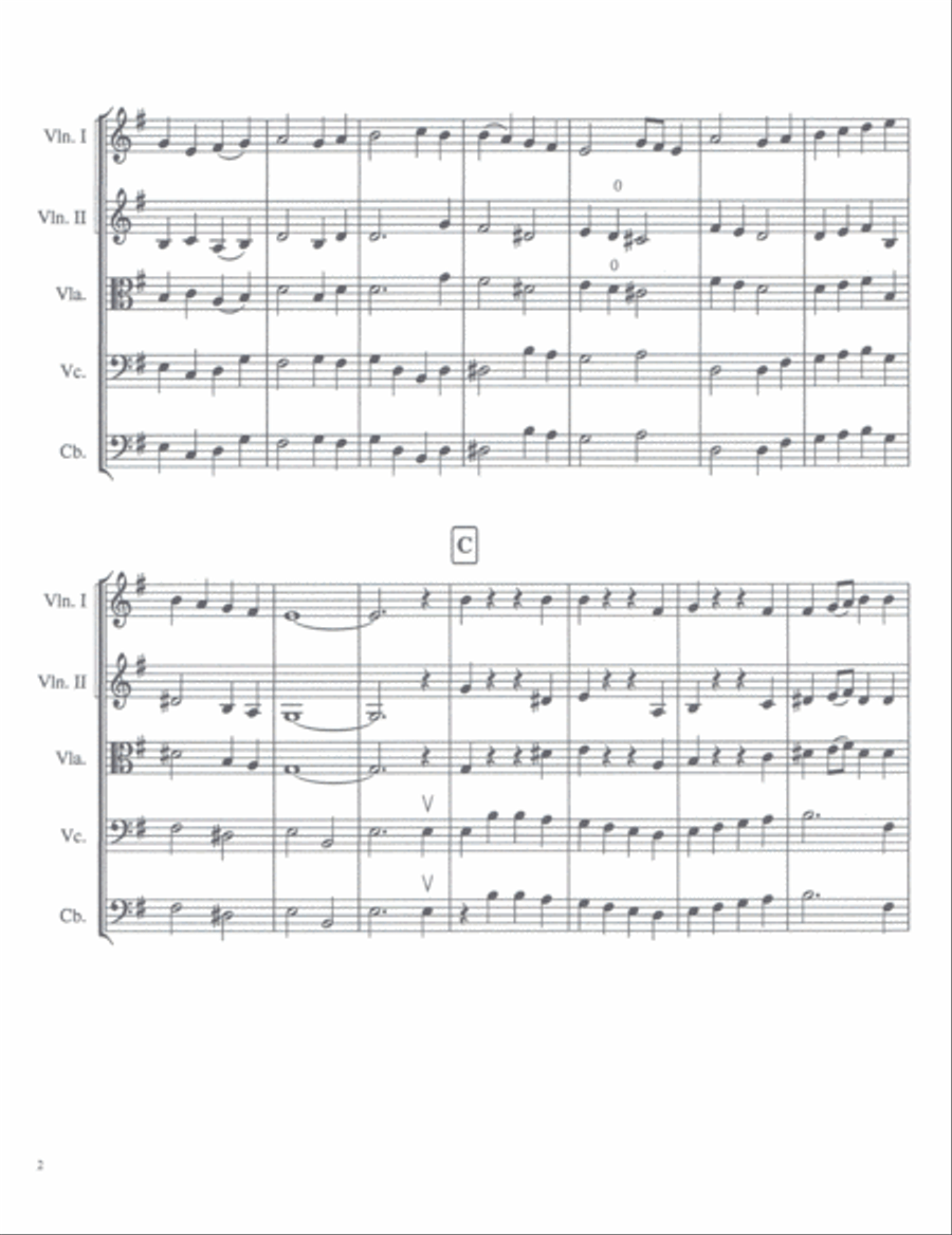 GOD REST YE MERRY GENTLEMEN (easy) String Orchestra scores gallery preview page 3