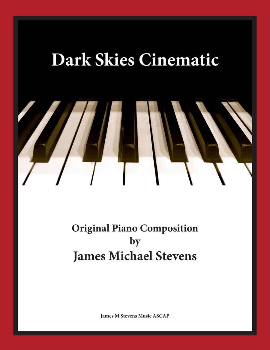 Dark Skies Cinematic - Minimalist Piano & Ambient Orchestra Piano Solo scores gallery preview page 1