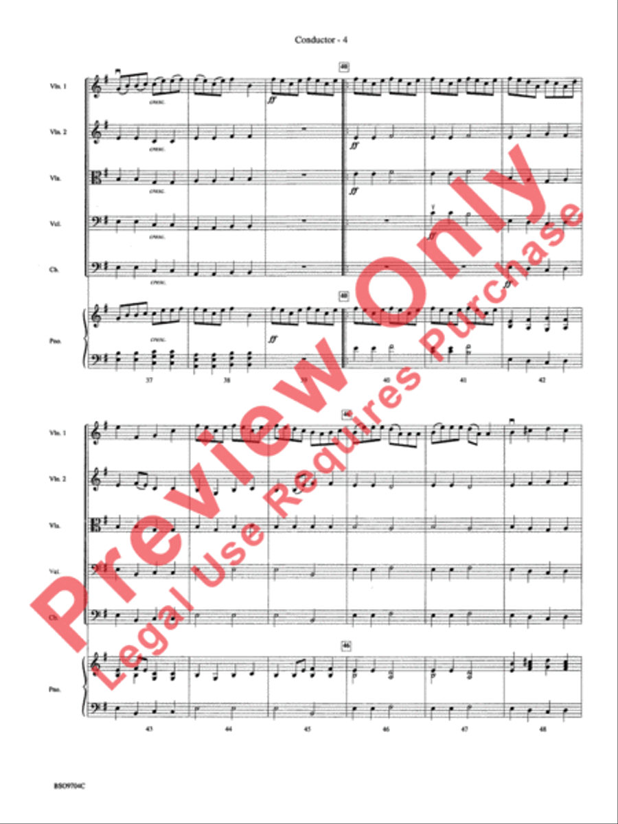 Sakura, Sakura Sakura, Sakura String Orchestra scores gallery preview page 7