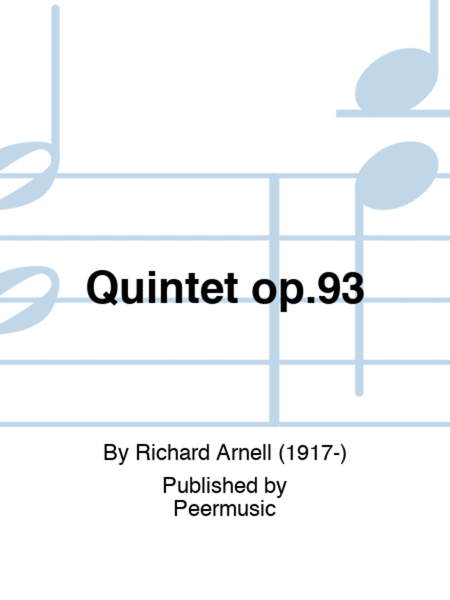 Quintet op.93
