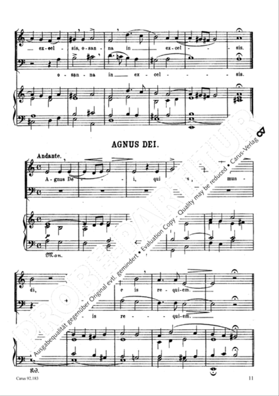 Missa pro defunctis 2-Part scores gallery preview page 12