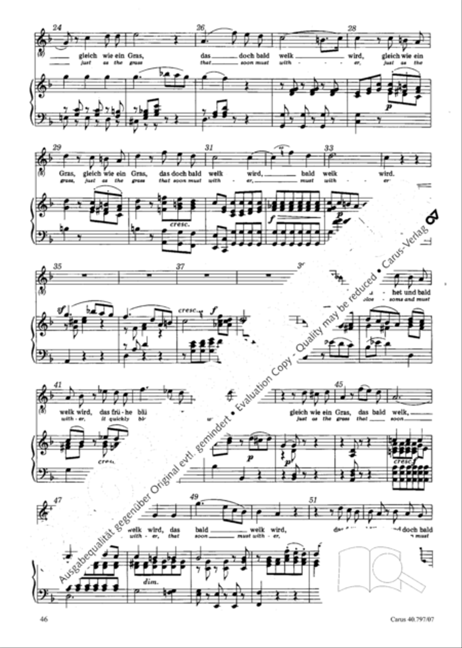 Ave maris stella (Ave maris stella (Ave, Stern der Meere)) Flute scores gallery preview page 47