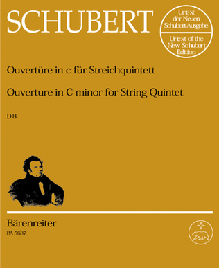 Book cover for Ouverture (Quintett) c minor D 8