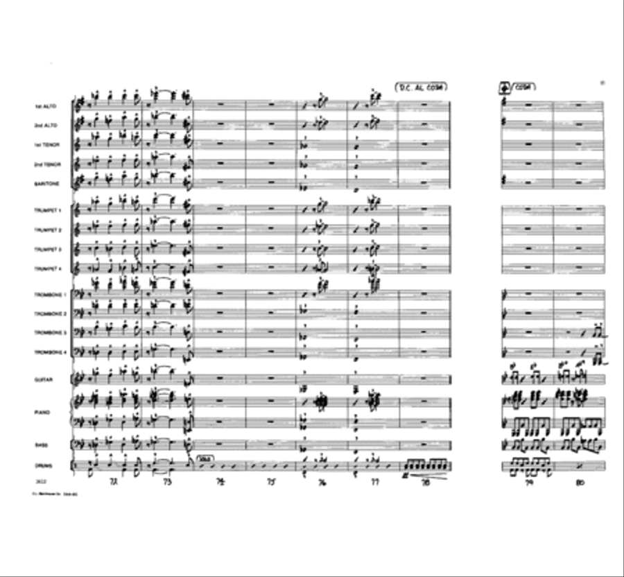 Saturday Night Blues Jazz Ensemble scores gallery preview page 11