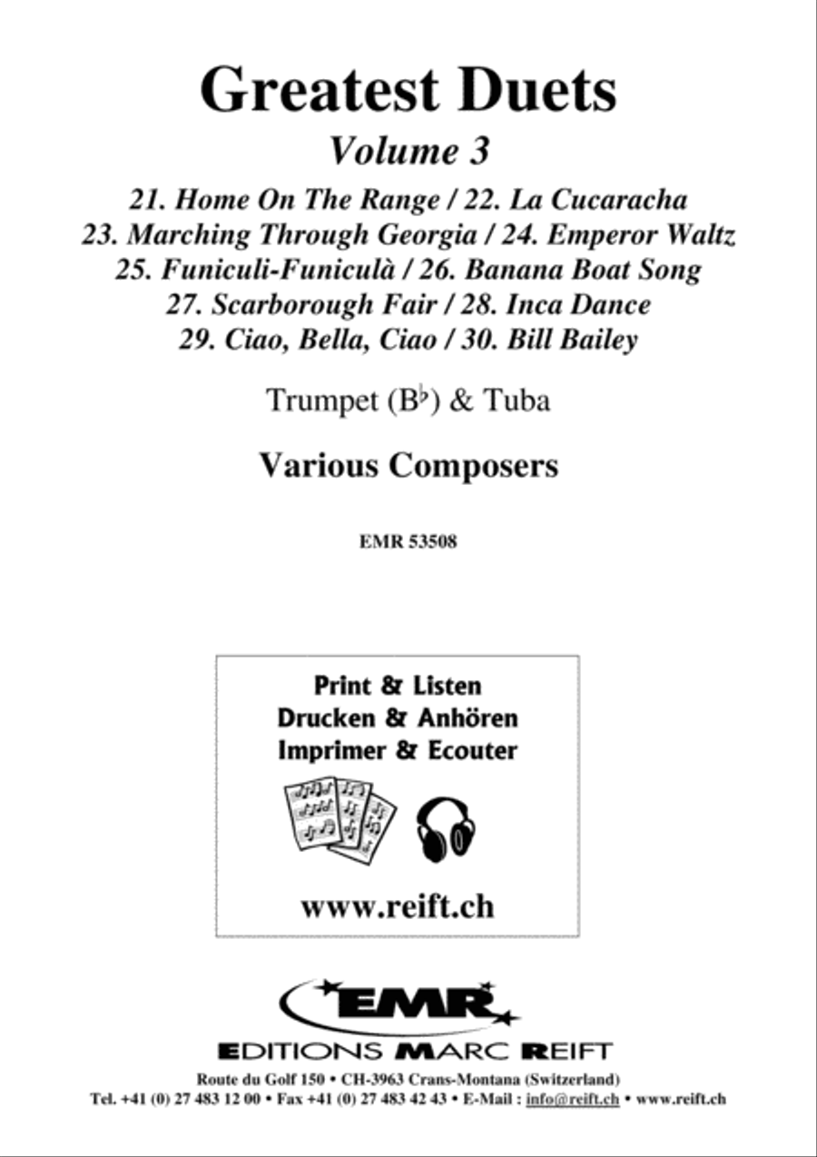 Greatest Duets Volume 3 Trumpet scores gallery preview page 2