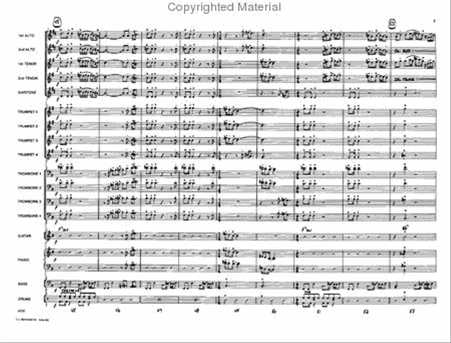 Down Home Cookin' Jazz Ensemble scores gallery preview page 7