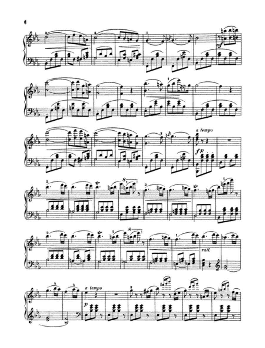 Comedy Overture, Op. 73 Piano Solo scores gallery preview page 4