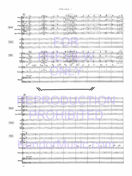 Yellow Is Mellow (Full Score)