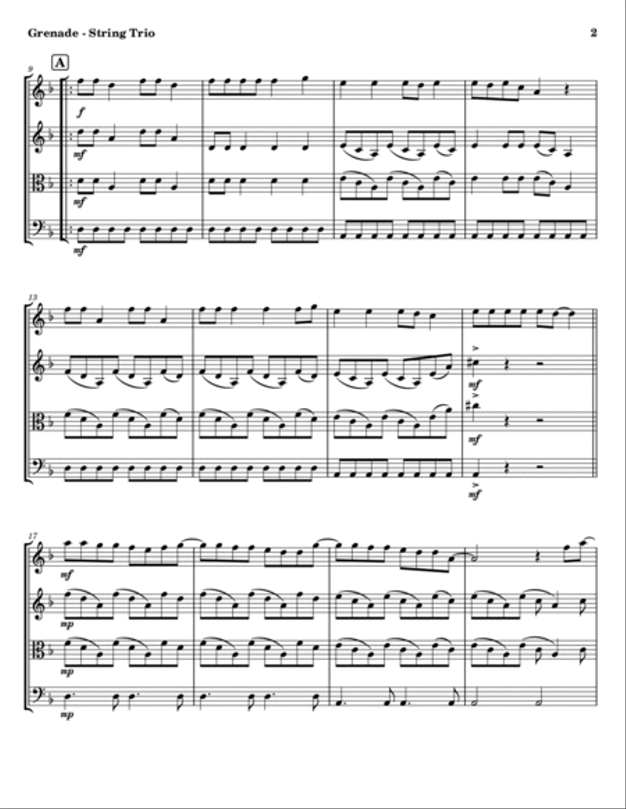 Grenade String Trio scores gallery preview page 2
