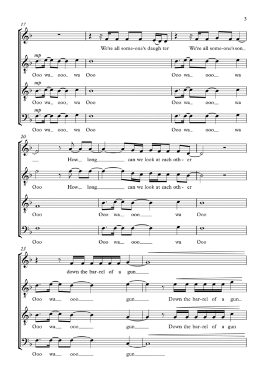 You're The Voice You're The Voice TTBB scores gallery preview page 3