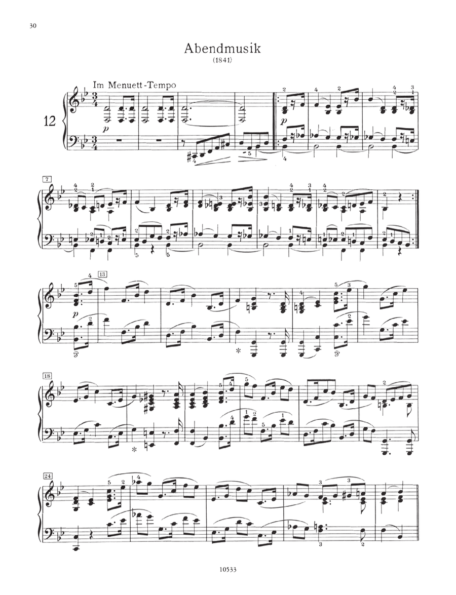 Album Leaves Op. 124 & Bunte Blätter Op. 99 Piano scores gallery preview page 3