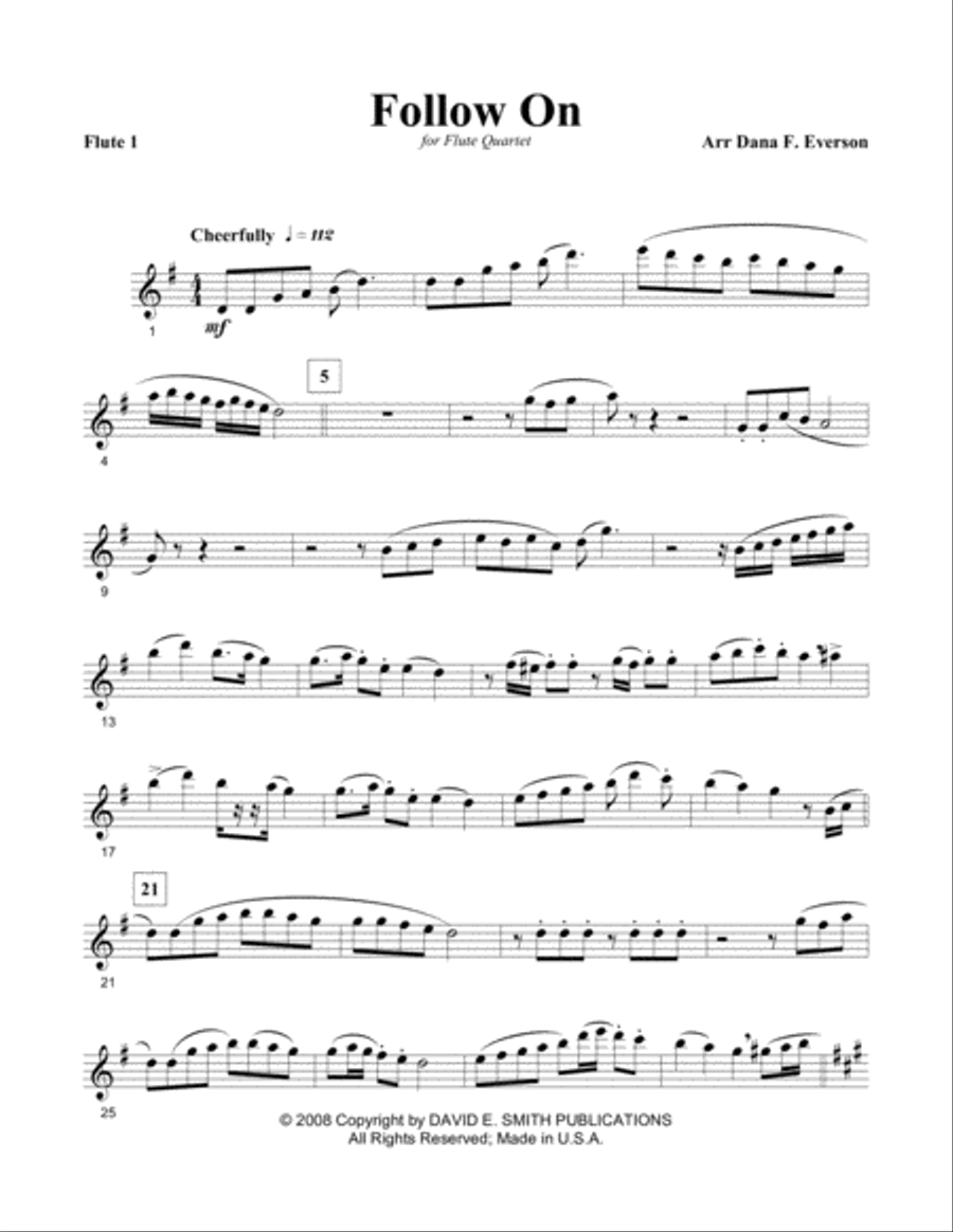 Follow On Follow On Flute Quartet scores gallery preview page 6