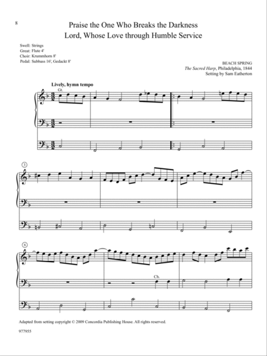 Hymn Inventions: Nine Chorale Preludes for the Church Year, Vol. 4 Organ scores gallery preview page 3