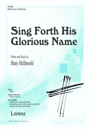 Book cover for Sing Forth His Glorious Name