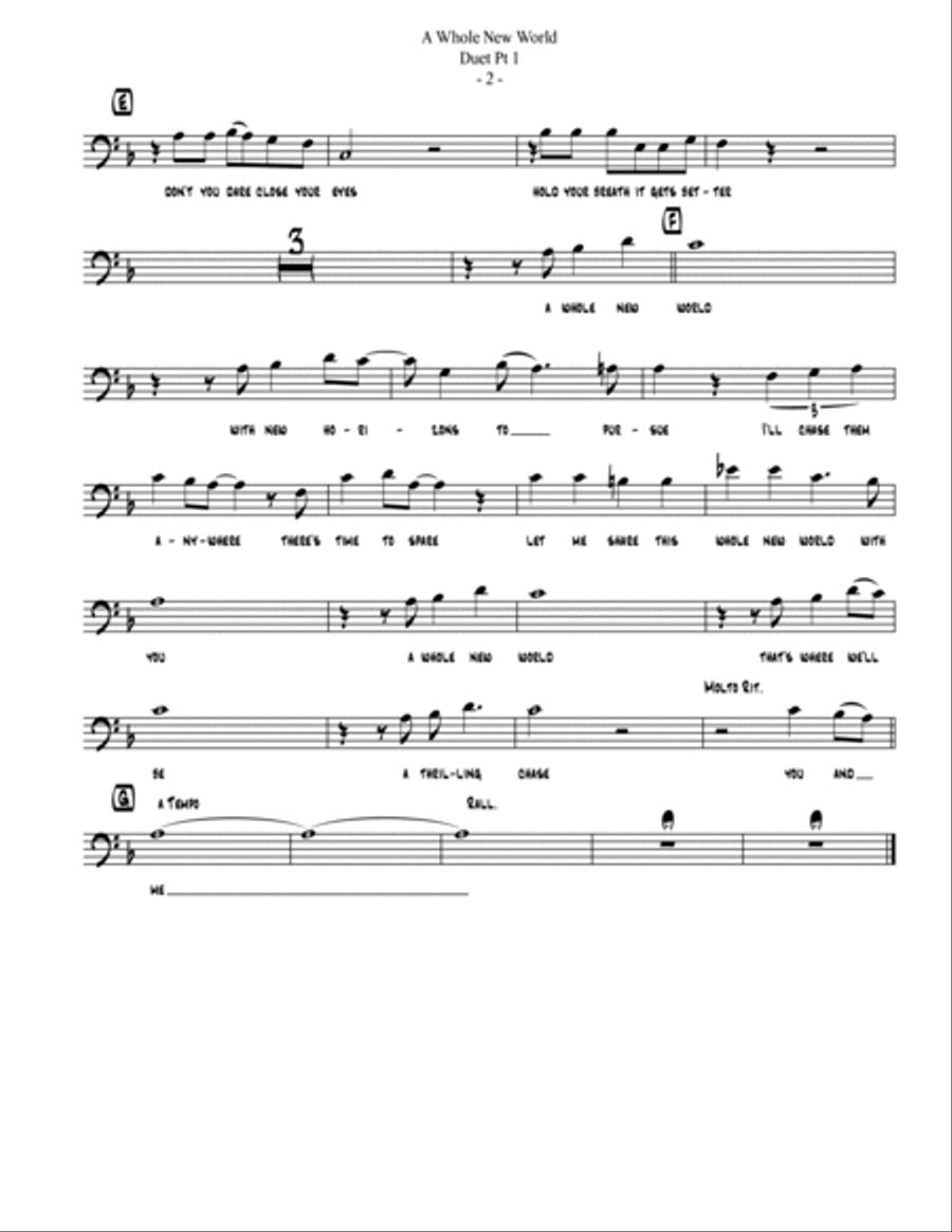 A Whole New World Large Ensemble scores gallery preview page 3