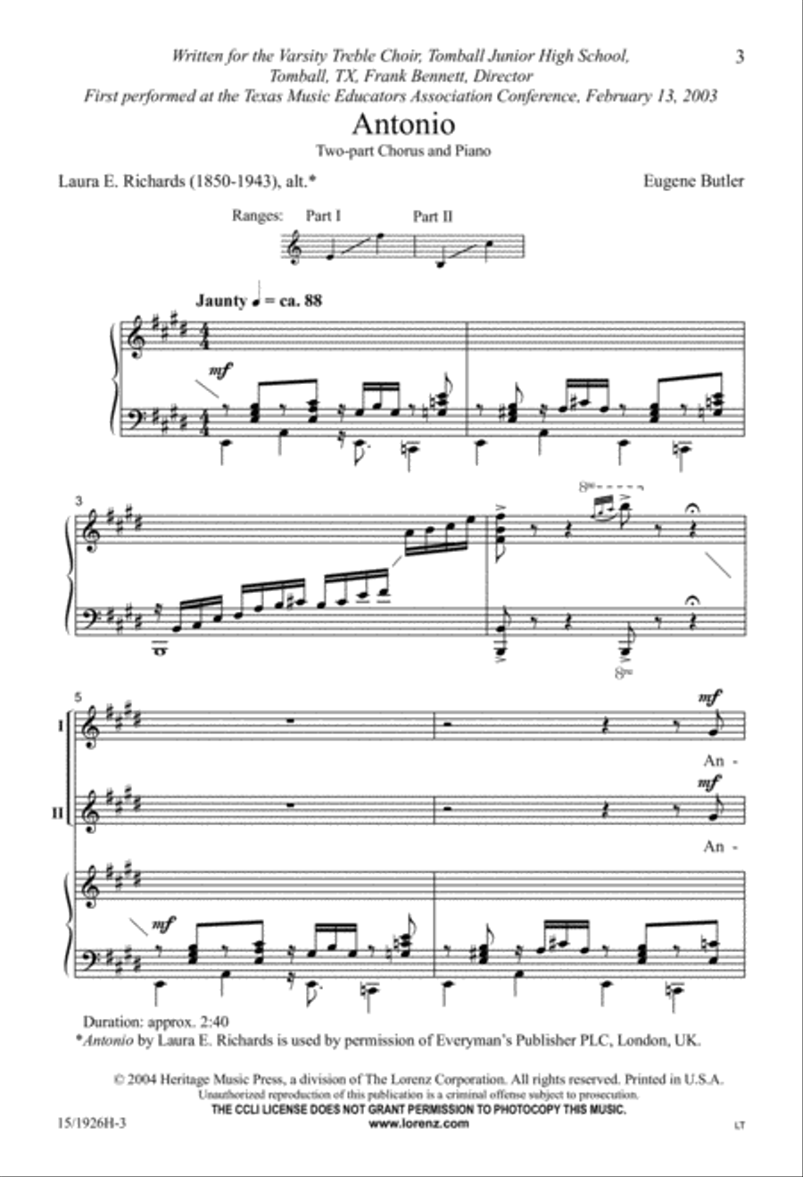 Antonio 2-Part scores gallery preview page 3