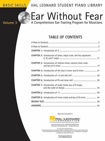 Ear Without Fear - Volume 3