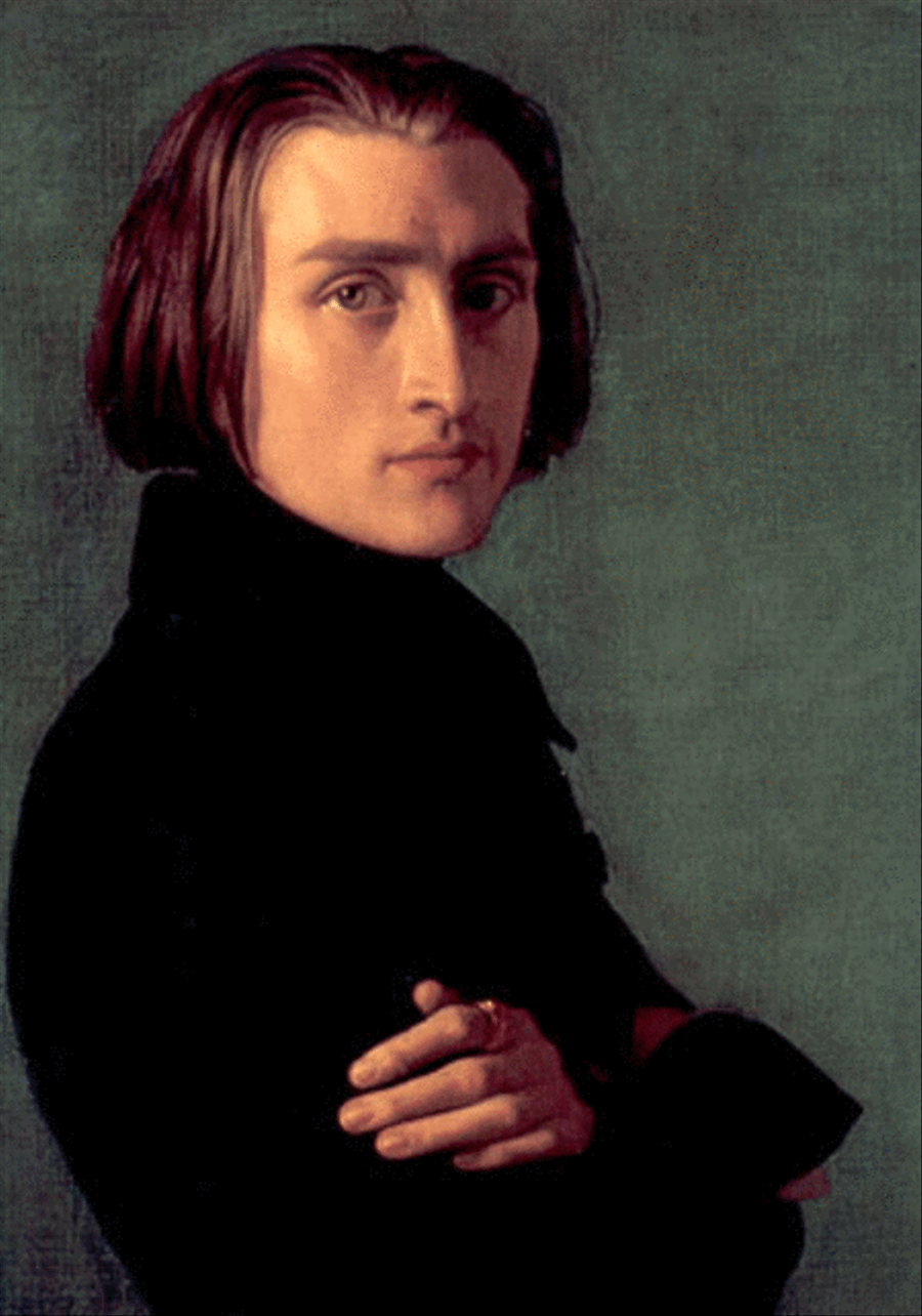 Franz Liszt Franz Liszt Greeting & Postcards scores gallery preview page 1