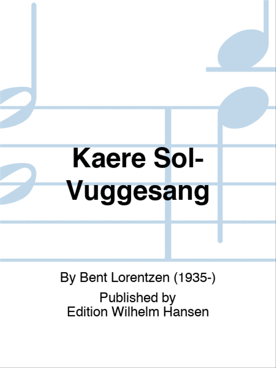 Kaere Sol-Vuggesang Choir scores gallery preview page 1