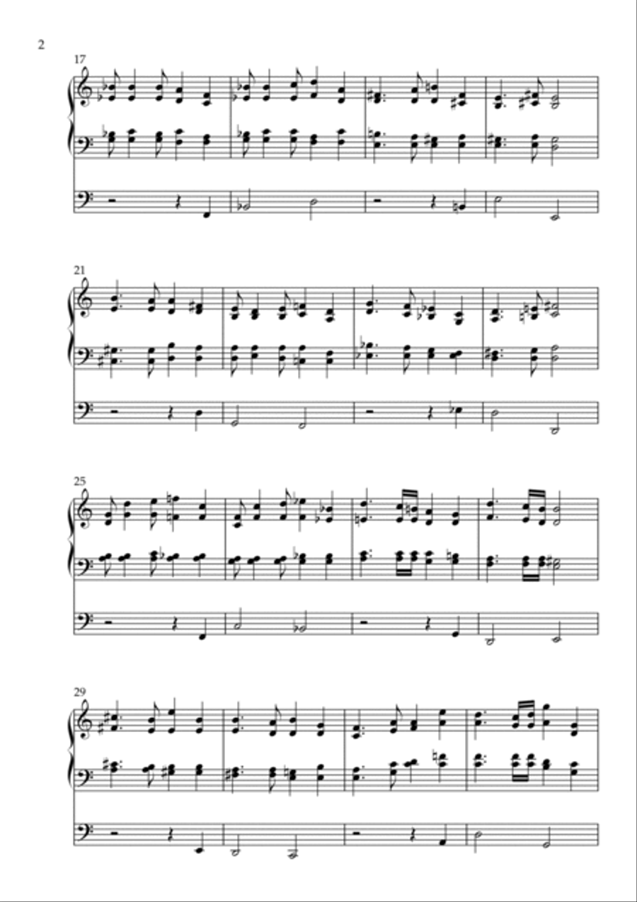 Voluntary in C Major, Op. 114 (Organ Solo) by Vidas Pinkevicius (2022) Organ Solo scores gallery preview page 2