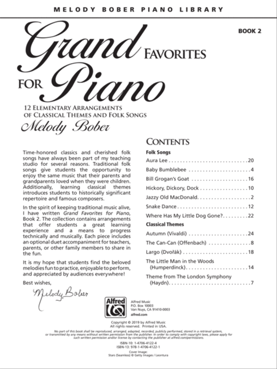 Grand Favorites for Piano