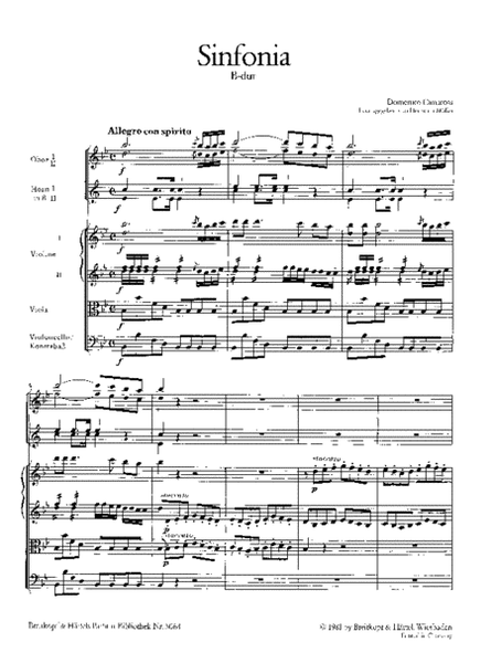 Sinfonia in Bb major
