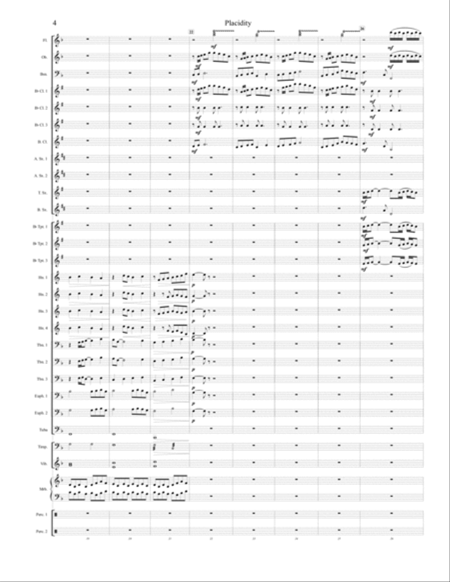 Placidity Concert Band scores gallery preview page 4