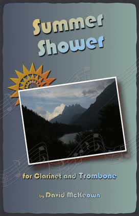 Book cover for Summer Shower for Clarinet and Trombone Duet