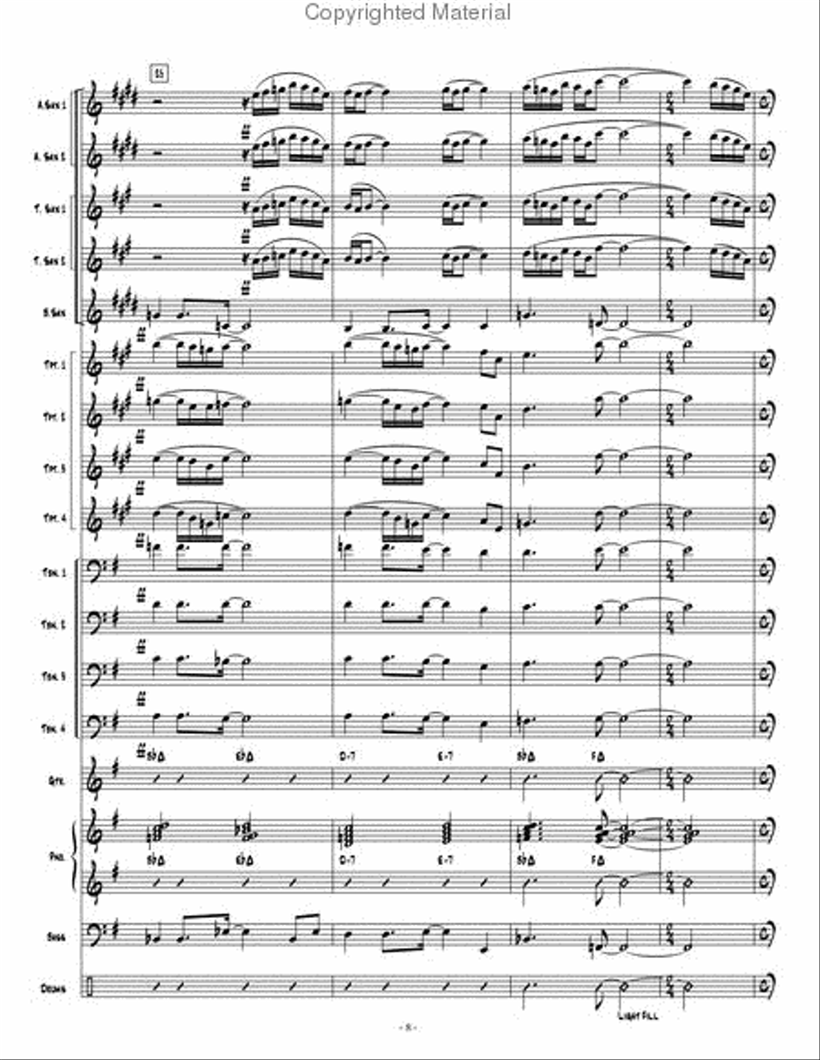 Going Home Jazz Ensemble scores gallery preview page 9