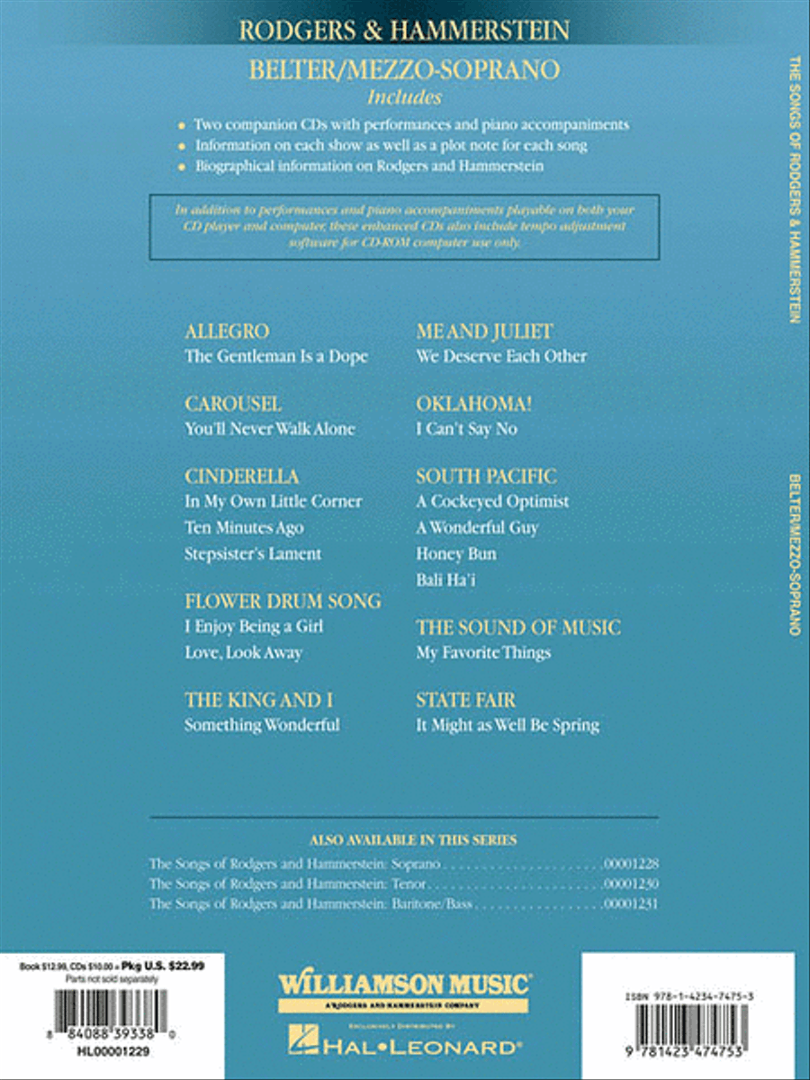 The Songs of Rodgers & Hammerstein Voice scores gallery preview page 2