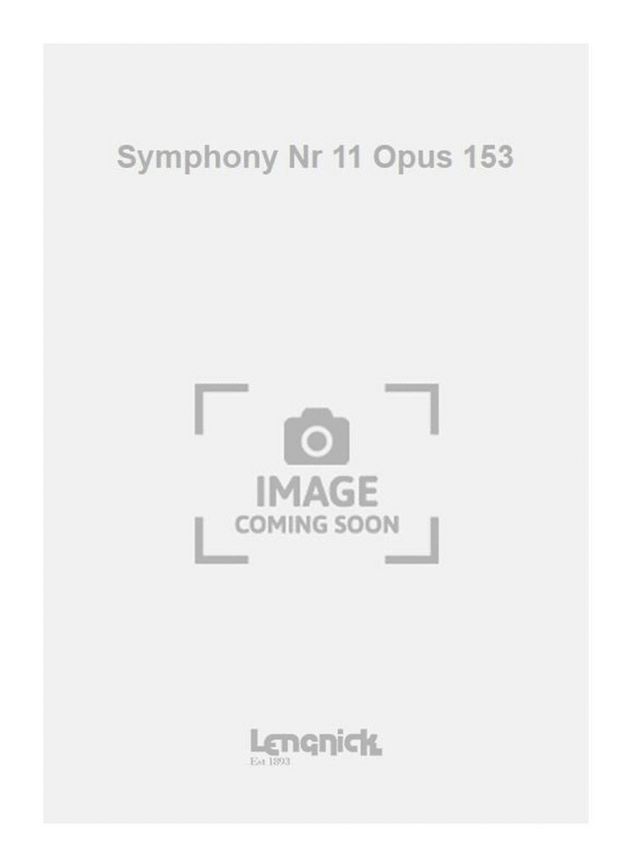 Symphony Nr 11 Opus 153