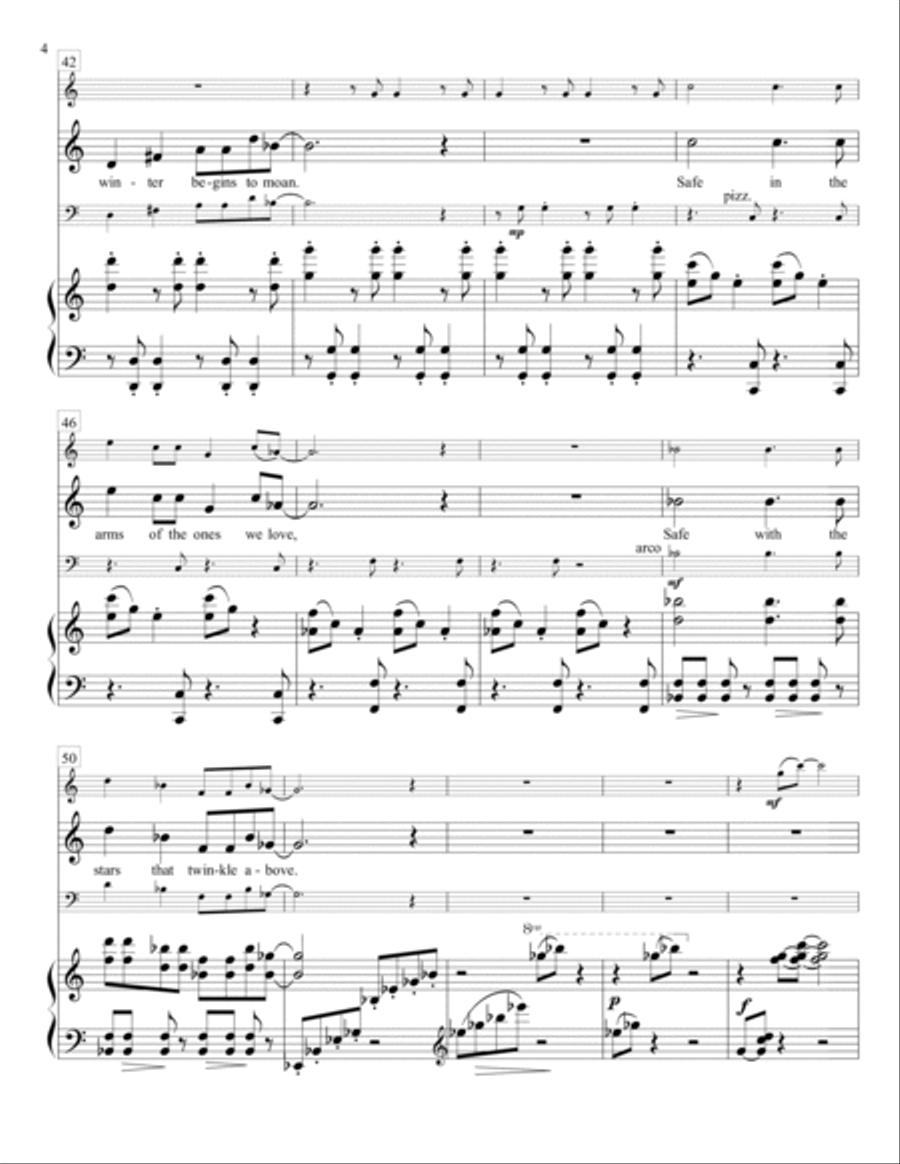 Snowflakes fall softly Voice scores gallery preview page 4